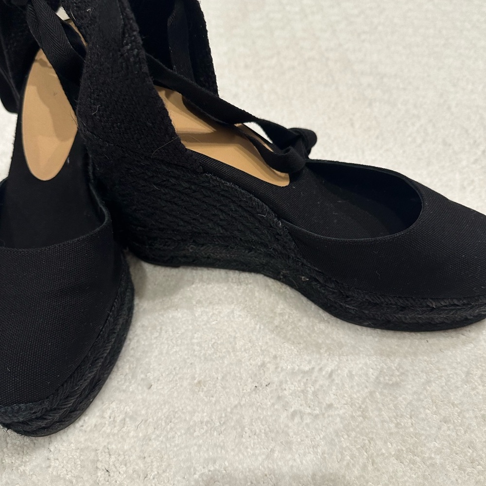Elegant Black Women's Wedge Shoes